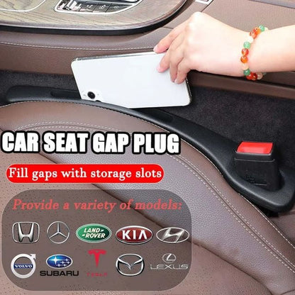 🔥Last Day 50% OFF 🚗 Car Seat Gap Plug with Storage Slot (Custom Logo)